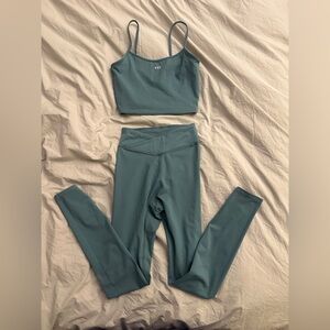 Women's Teal Leggings Set